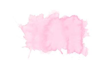 pink paint watercolor splashes