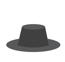 black hat isolated on white
