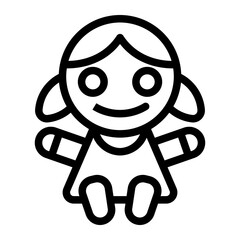 doll line icon