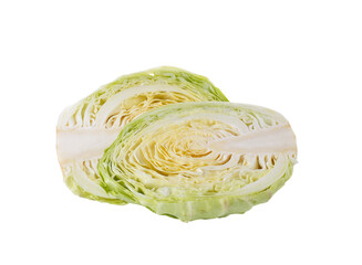 Obraz premium Fresh cabbage on transparent png
