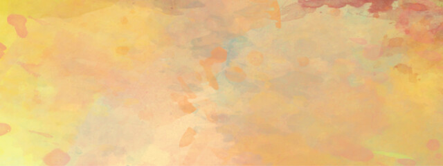 Abstract gradient colorful watercolor background on white paper texture. Aquarelle painted textured. Abstract banner and canvas design, texture of watercolor.