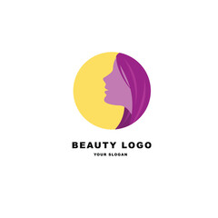 Women face logo for beauty business