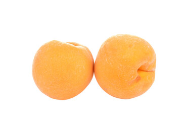 Ripe Peach isolated on   transparent png