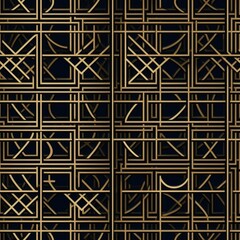 Wallpaper. Metallic Pattern With Interlocking Squares. Infinite, Seamless Backgrounds. Generative AI