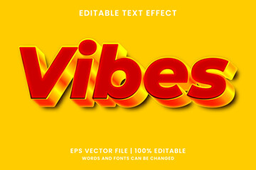 Vibes 3d editable text effect
