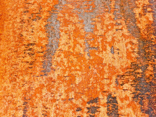 Brown rusty metal sheet texture. Background of rusty metal texture