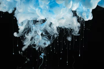 Rolgordijnen Abstract smoke background. Ink colors blot in water. © Liliia