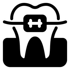 braces icon illustration