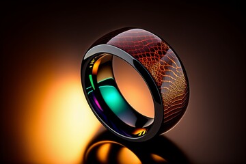 Rare Dragonscale Ring. AI Generated