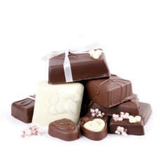 chocolats, pralinés, boite de chocolats