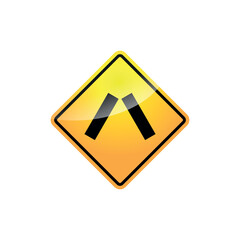 Traffic Sign Street Sign Icon Vector Template	