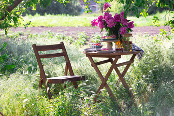 garden and tea party