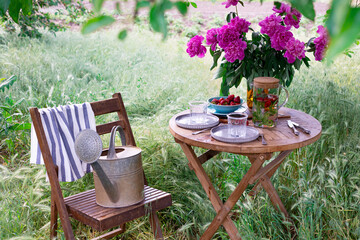 garden and tea party