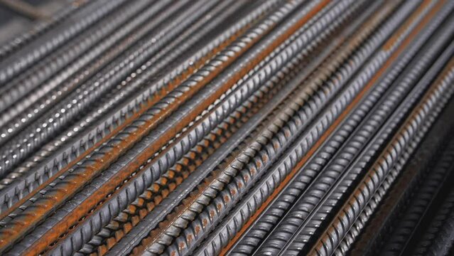 Armature for reinforced concrete. Metal construction reinforcement. 