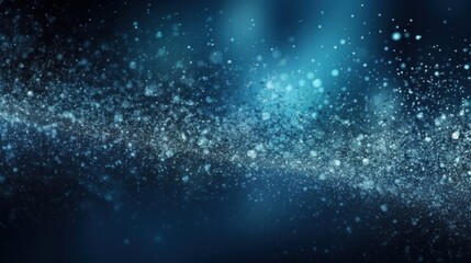 Obraz premium A background with blue sparkles. Generative AI. 