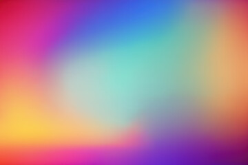 Obraz premium Vivid Colored blurry abstract gradient background, lomo light leak overlay, web banner abstract design, copy space.Easy to add as overlay or screen filter on photo overlay 