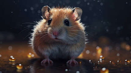 More real than life hamsters: a photo-realistic illustration for lovers of these little balls of fur
