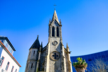 Fototapeta premium Chapel dos Pestanas or Sacred Heart of Jesus, Oporto, Portugal