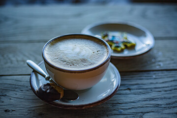 cup of cappuccino