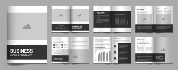 Fototapeta na wymiar Business catalogue template minimalist design 