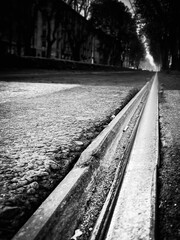 Fototapeta premium railway in the morning