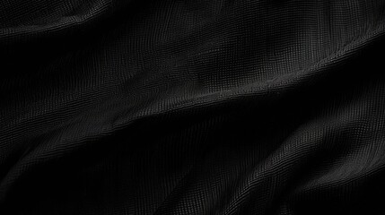 Fototapeta premium Black gauze texture background. Generative ai.