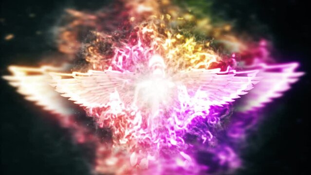 Winged human soul