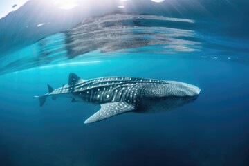 Whale Shark - Illustration created with Generative ai