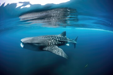 Whale Shark - Illustration created with Generative ai