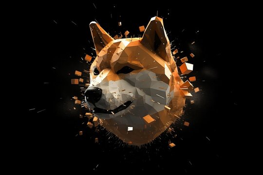 shiba inu dog, token logo, cryptocurrency, generative ai	
