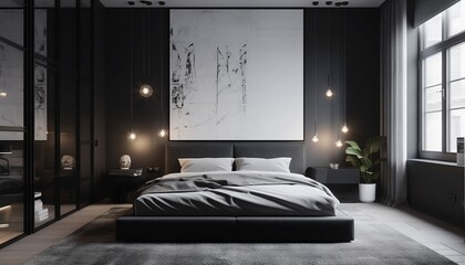 minimalism bedroom, sophisticated