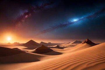 Fototapeta na wymiar desert planet