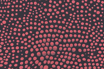 seamless pattern with dots - generative ai