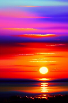 sunset in the sea © ahmad05