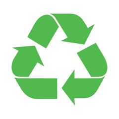 green recycle arrows symbol