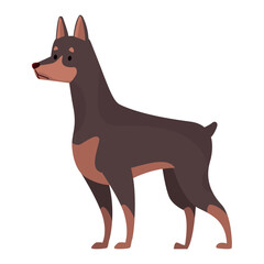 doberman dog mascot
