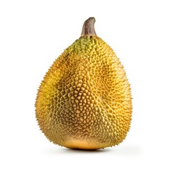 Exotic Jackfruit Fruit Isolated White Background Nutritious Generative AI