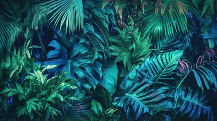 Naklejka na ściany i meble Lush Greens Swirling Vibrant Colors Texture Background for Nature-Inspired Projects Generative AI 