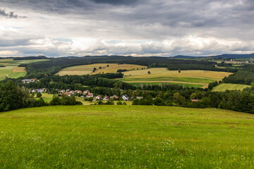 Fototapeta na wymiar Landscape near Letohrad, Czech Republic