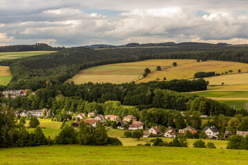Fototapeta na wymiar Landscape near Letohrad, Czech Republic