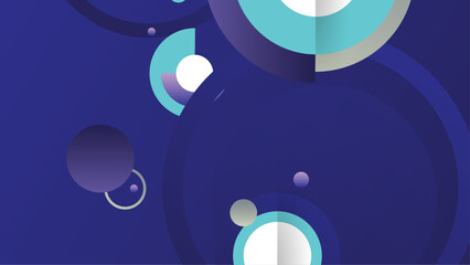 Abstract blue purple background with dynamic shapes