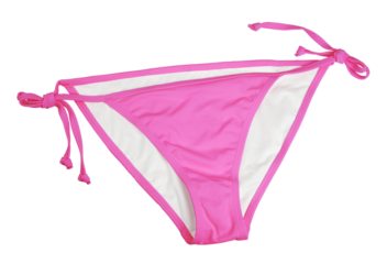 Pink Bikini bottom isolated on transparent background