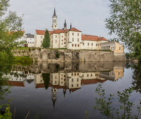 Fototapeta na wymiar View of Vyssi Brod monastery, Czech Republic