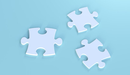 blue puzzle piece