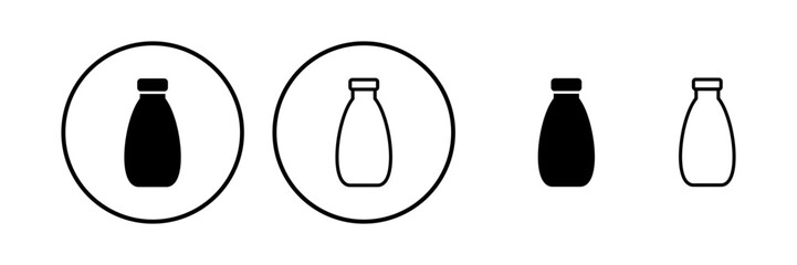 bottle icon vector. bottle icon in trendy flat design