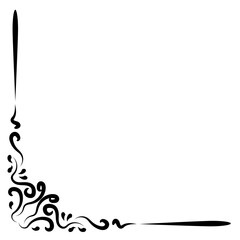 Classic Corner Border Decoration