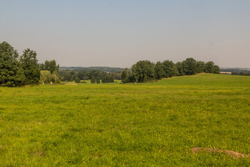 Rural landscape near Holasovice village, Czech Republic