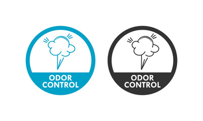 Odor control logo template illustration
