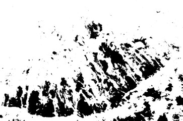 Rustic grunge texture with grain and stains. Abstract noise background. PNG graphic illustration with transparent background.