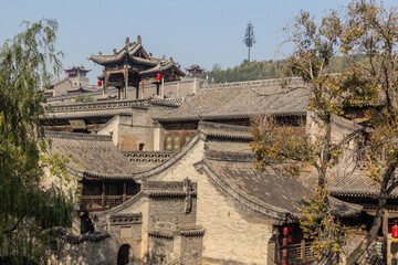 Hongmen castle in Wang Family Courtyard in Lingshi county, China